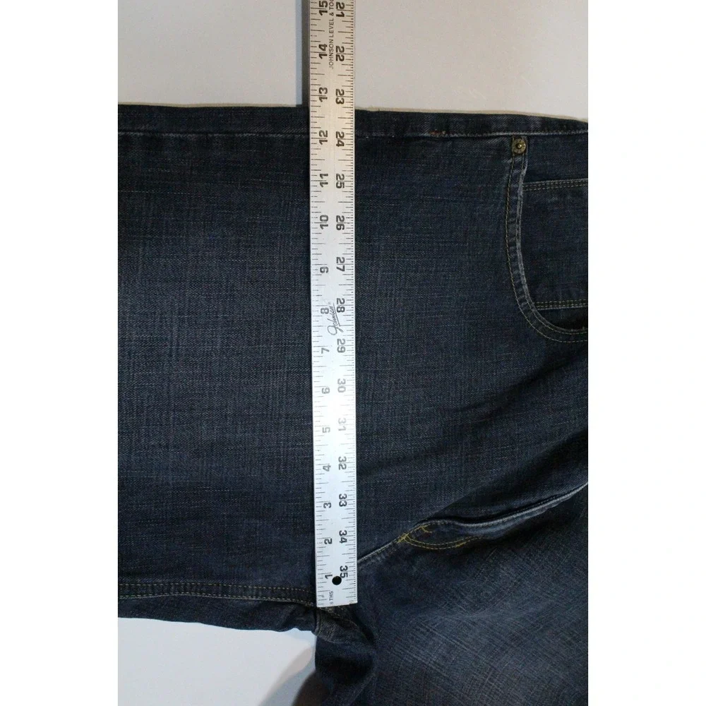 Vintage DKNY Jeans Men's 37x29 (Tag 36x30) Blue Denim Baggy Skater Y2K Loose Fit
